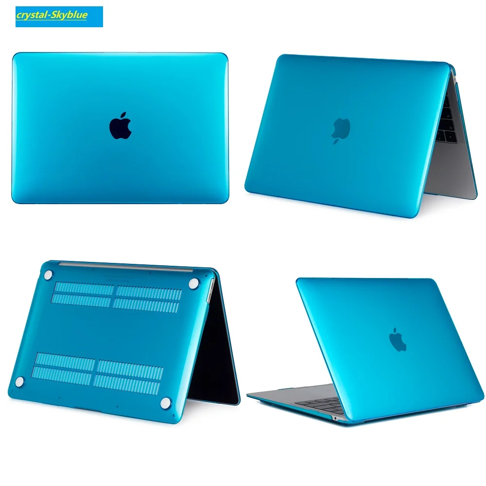 Прозрачный жесткий чехол для ноутбука всех Apple Macbook Air Pro Retina 11 12 13 15 с/без сенсорной