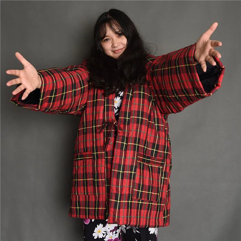 Winter Loose Thicken Japanese Traditional Kimono Cotton Sleepwear Lounge Home Clothing Japan Bathrobes Yukata 80306 In Asia Pacific Islands Clothing From Novelty Special Use