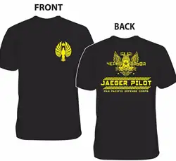 2019 модная новинка Jaeger Pilot Cherno-Alpha футболка Размер Double футболки с двумя боковыми