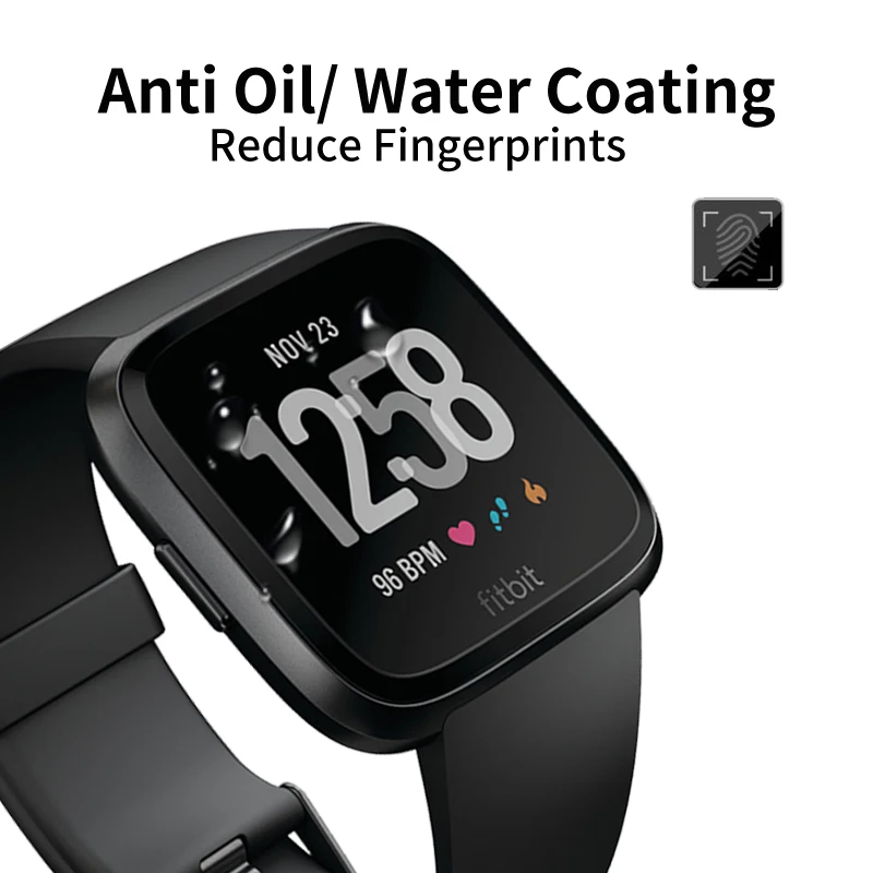3D изогнутый протектор экрана из закаленного стекла для Fitbit Versa фитнес трекер часы