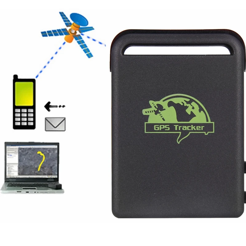 Мини GSM GPRS gps трекер Автомобильный локатор слежения TK102B