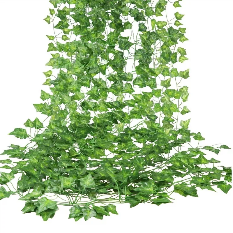 

2pcs/set 2.5M Artificial Flowers Decorative Ivy Wreaths Artificial Ivy Garland Plants Vine Fake Foliage Home Decor Dropshipping