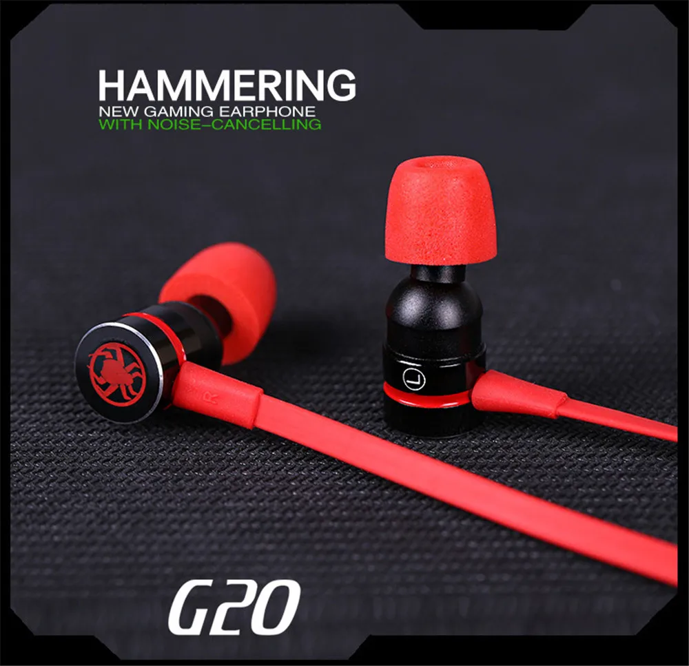 PLEXTONE G20 In-ear Earphone With Microphone Wired Magnetic Gaming Headset Stereo Bass Earbuds Computer Earphone For Phone Sport (18)