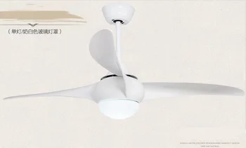 

American 52inch fan with LED lamps Dining room living room fan lamp ceiling fan light minimalism modern remote control fan