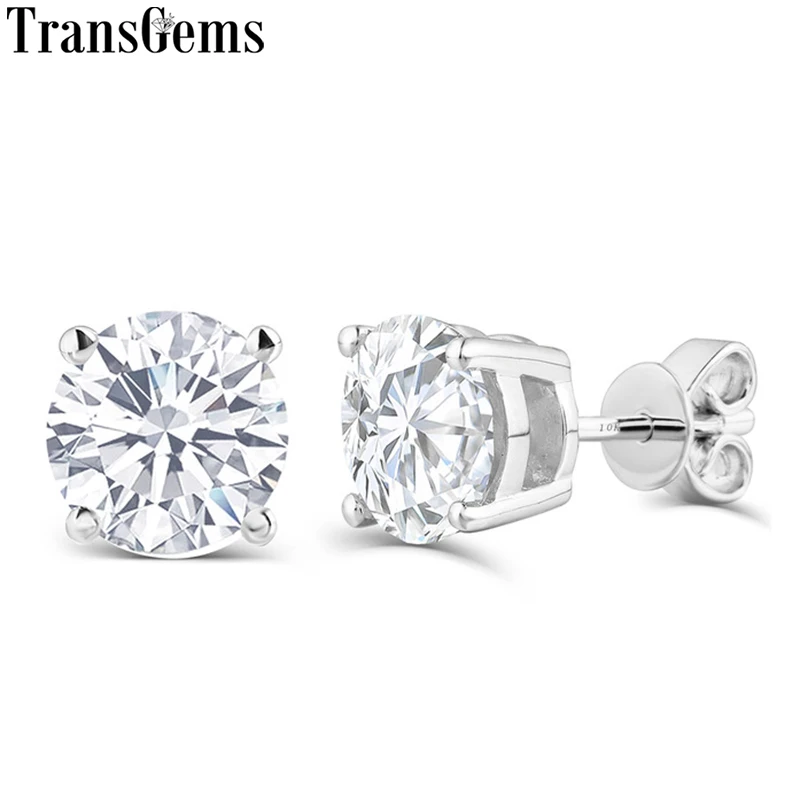 Серьги женские из серебра 925 пробы с эффектом пуш ап 5 мм|stud earrings|earring studs earringsearrings