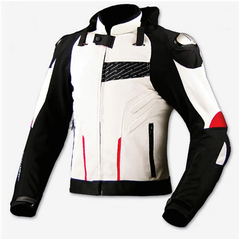 Men's motorcycle protection jacket jk015 ferroalloy protection