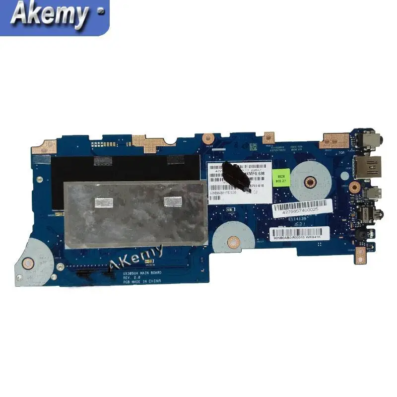  AK UX305LA Laptop motherboard I7-5500 CPU 8GB RAM for ASUS UX305L UX305LA Test mainboard UX305LA mo