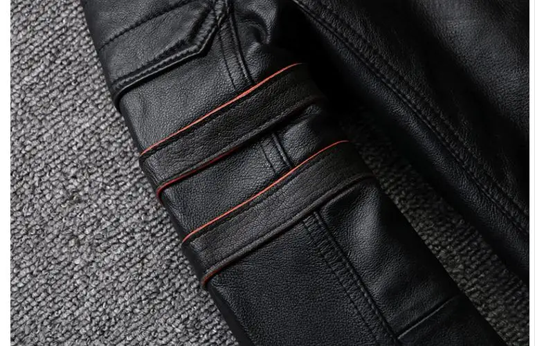 sheepskin leather coat Free shipping.Brand clothing,mens skull genuine leather Jackets,men's biker jacket.plus size.homme motor coat.sales.gift,fashion sheepskin coat mens vintage