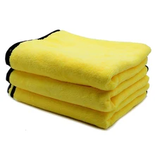 3 pz 300GSM 92*56 cm Car Wash Asciugamano In Microfibra Super Assorbente Per La Pulizia Auto di Secchezza del Panno di Grandi Dimensioni Ad Asciugatura Rapida asciugamano grande Cura dell’auto