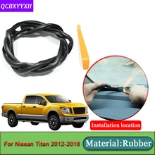 Автомобиль-Стайлинг для Nissan Titan 2012- Anti-Шум Звукоизолированные пыле приборной панели автомобиля Лобовое стекло щеточное авто аксессуары