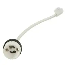 Цоколь лампы База держатель лампа база GU10 лампа светильник адаптер соединитель конвертер керамический провод для Светодиодный галогеновая лампа светильник