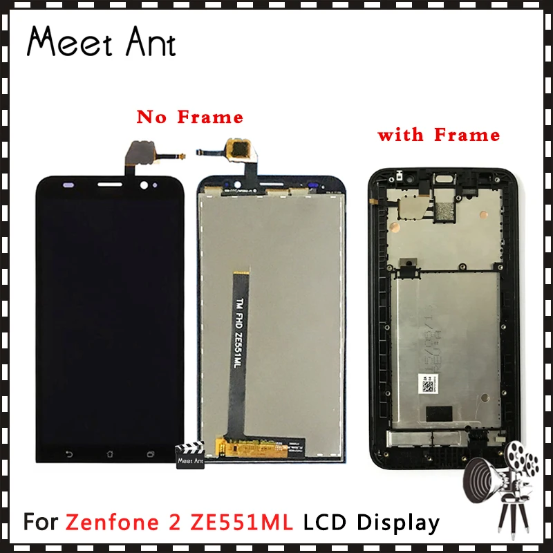 High Quality 5.5'' For ASUS Zenfone 2 ZE551ML LCD Display Screen With Touch Digitizer Assembly | Мобильные телефоны и