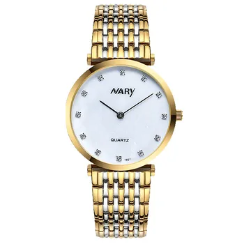 

New Hot Lovers' Watch Gold Alloy Quartz Clock Timepiece relogio feminino Ladies Watch Men Women Wristwatch Timer Gift