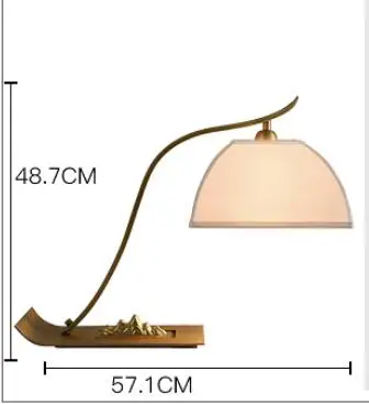 Ткань в китайском стиле, настенные светильники, белая лампа для гостиной, модельная лампа для спальни, прикроватная лампа, медная лампа для рок, для учебы, настенный светильник, ZA814