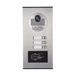 SmartYIBA проводной видео дверной звонок камера для 3 Интерком квартиры системы CMOS IR-Cut ночное видение Открытый камера видео домофона