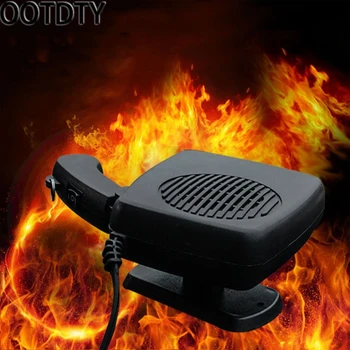 

OOTDTY 2 In 1 Car Portable Ceramic Heating Cooling Heater Fan Defroster Demister DC 24V