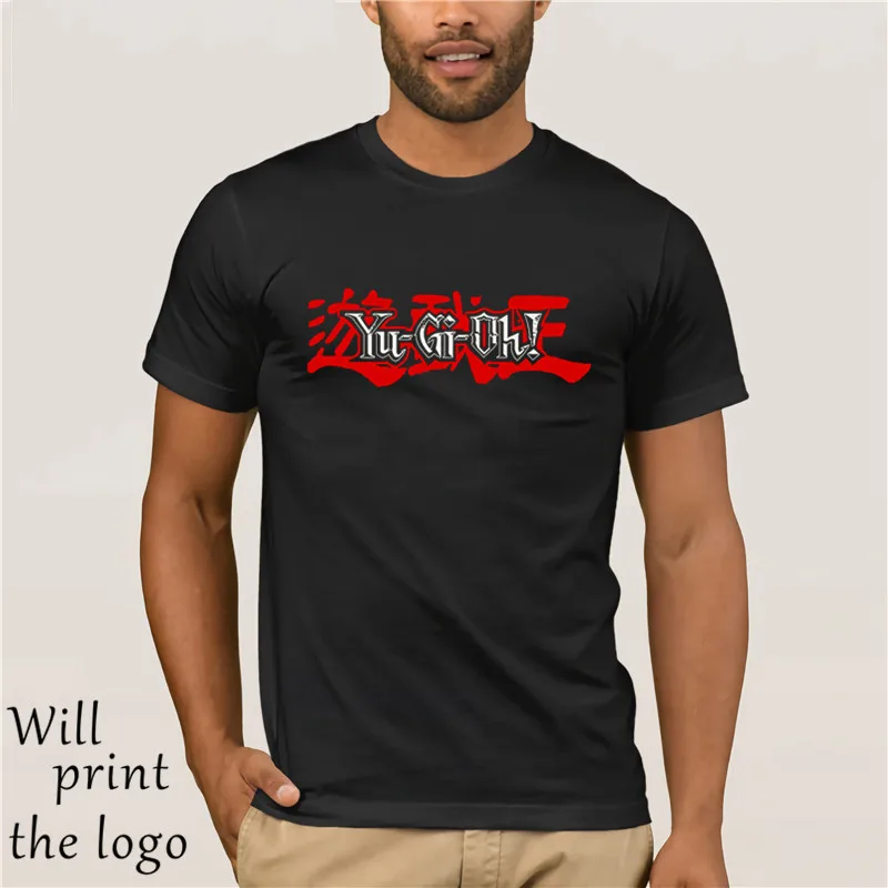 Yugioh Logo Yu-Gi-Oh Card Game Blue Eyes Silver Dragon T shirt Tee New Blouses Funny T-shirts and blouses | Мужская одежда