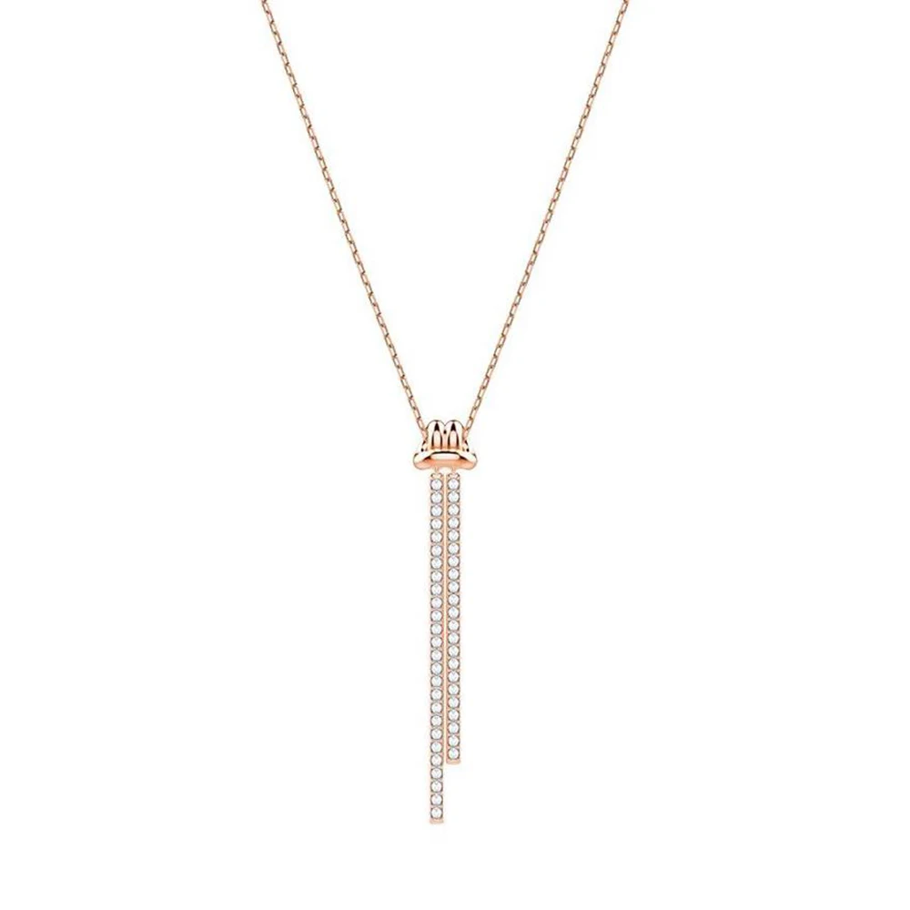 

2018 New Y-Shaped Necklace Twisted Design Short Clavicle Chain To Send Girlfriend Gift Kinks Design Symbol Gift Choice