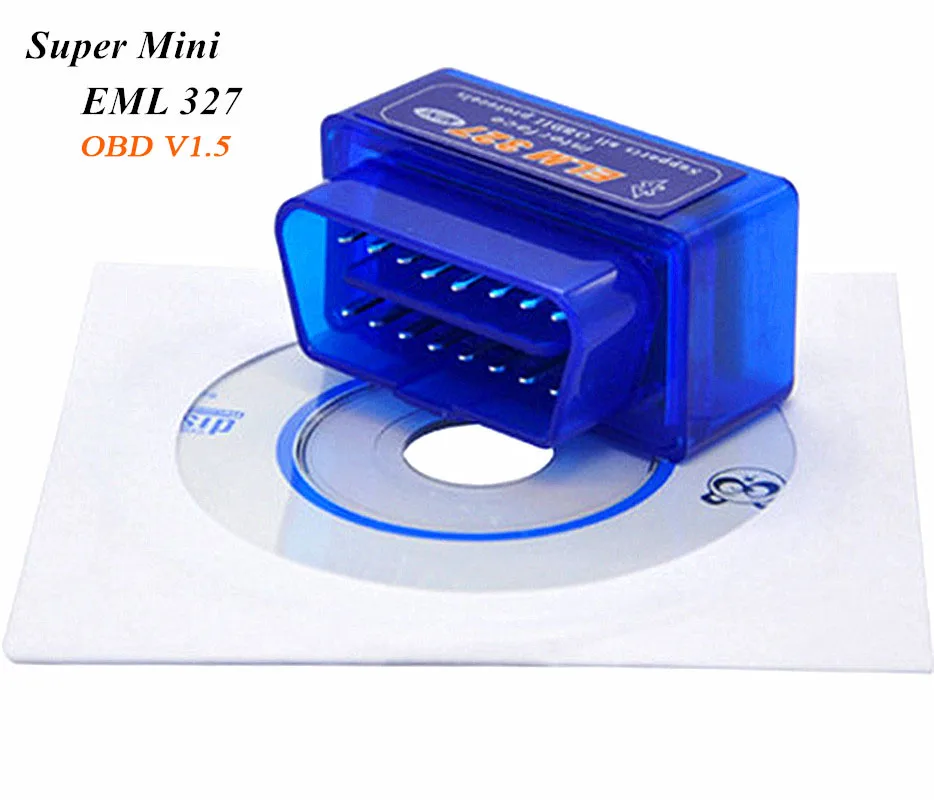 OBD-II ELM327 автомобиль Dignostic инструмент V1.5 автомобиля детектор код неисправности Reader OBD2 1.5 регистраторы состояние автомобиля сканер ELM 327 OBDII 1.5