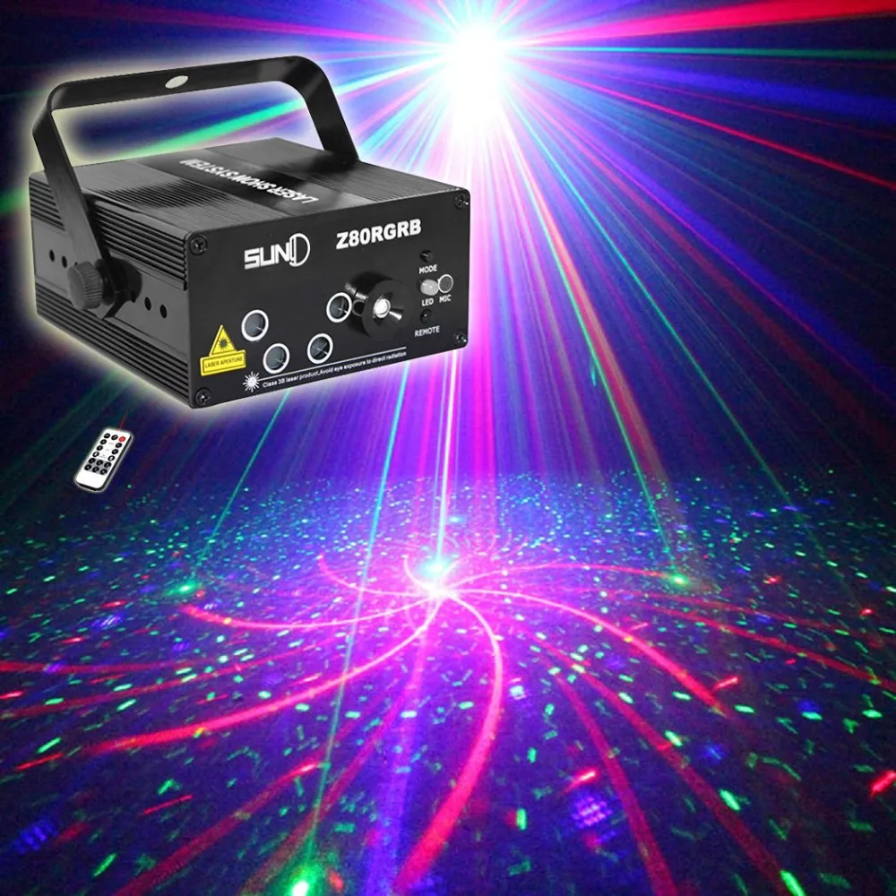 Best 5 Lens 80 Patterns Rg Laser Projector Stage Lighting Effect Led