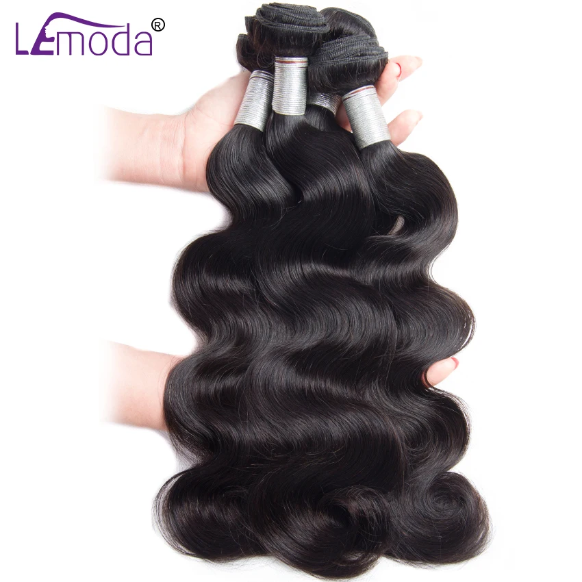 Lemoda Peruvian Body Wave Hair Bundles 100 Human Hair Weave