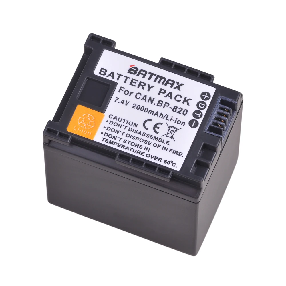 1 шт. BP 820 BP820 запасная батарея + ЖК зарядное устройство USB для Canon фотокамера VIXIA HF G30