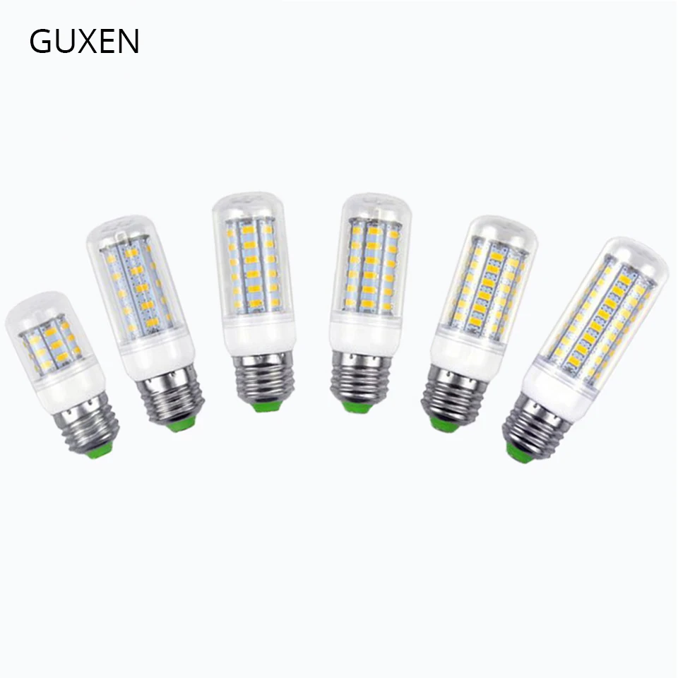 

Mini E27 Led Corn Lamp SMD 5630 5730 Chip 24/36/48/56/69/72leds AC220V Led light 360 beam angle for droplight