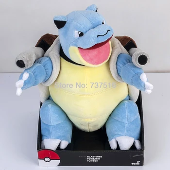 

New Anime Mega Blastoise Plush Doll Figure Soft Stuffed Animal Toy 12 inch Gifts