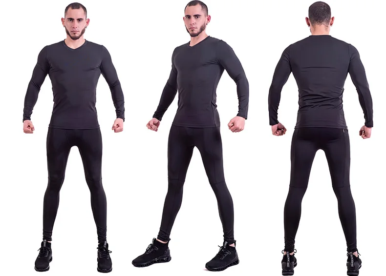 MMA Kit rashguard Male Man Compression Sports Suit Quick drying Perspiration Fitness Training Sportswear Jogging Running Clothes (11)