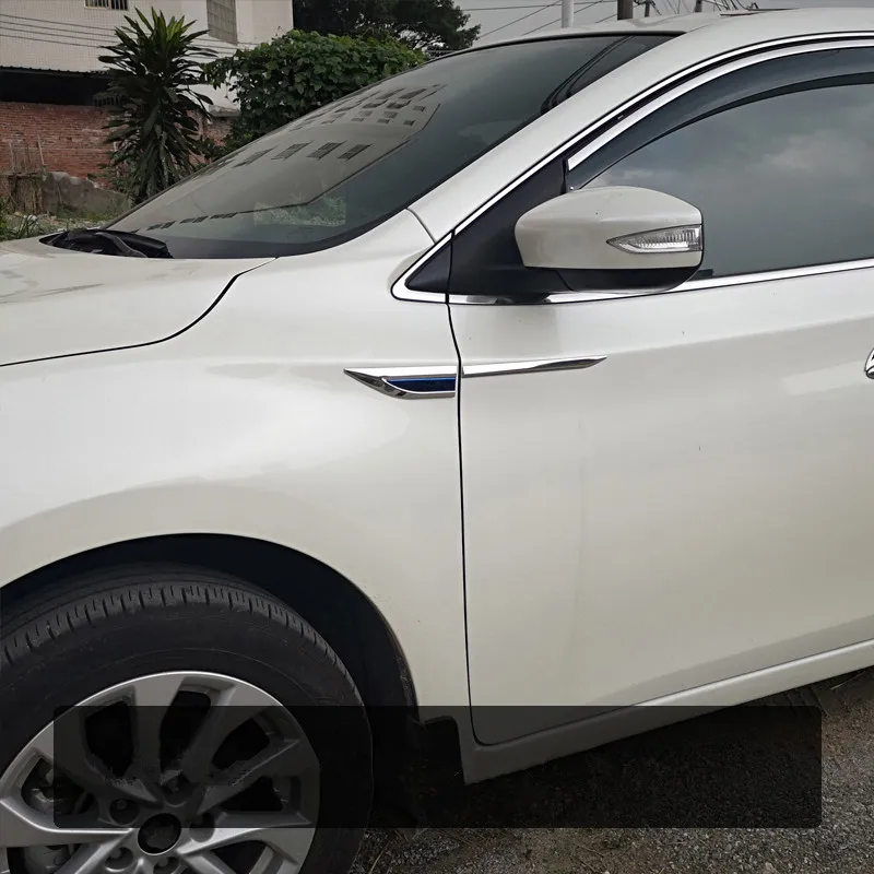 Для Nissan Sentra 2013 2018 Высокое качество наклейка автомобильная сторона воздушный