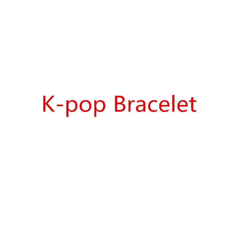 

1pc KPOP Bracelet SUGA V Silicone Wristband Wanna One Luminous Bracelets