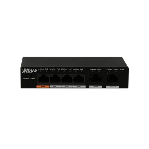 Dahua POE переключатели DH PFS3006 4ET 4 портовый Быстрый Ethernet PoE коммутатор Поддержка порта