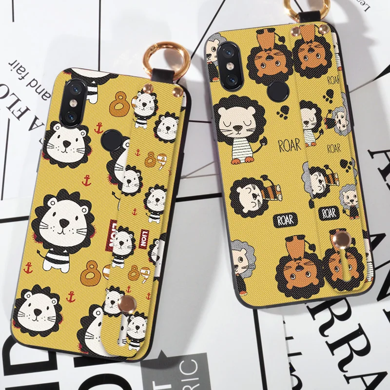

Cute Lion Strap Case For Xiaomi Mi Max 2 Max2 Max3 Phone Bag TPU Silicone Cases For Xiaomi Mi Max 3 Pro Capa Fundas