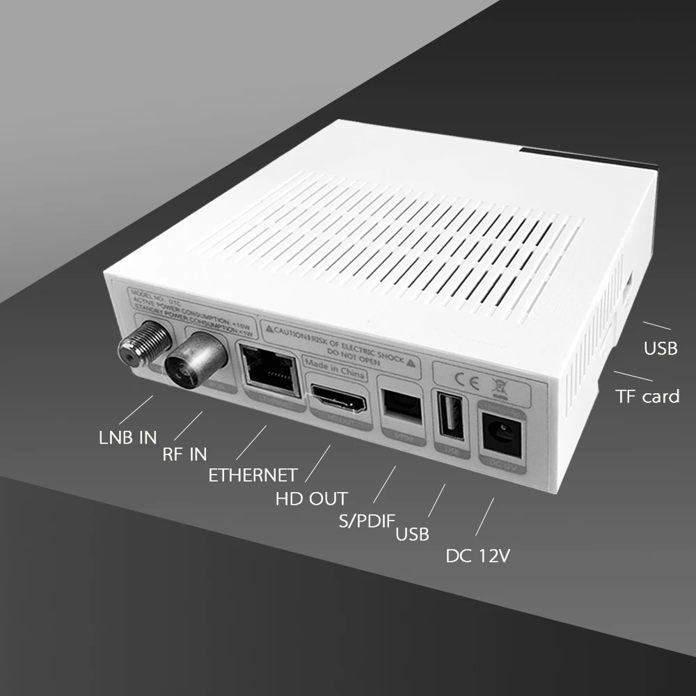 GTmedia GTC android 6,0 ТВ коробка и приемник спутникового сигнала DVB-S2 DVB-C DVB-T2 ISDBT Amlogic S905D 2G+ 16G 1 год IP ТВ коробка