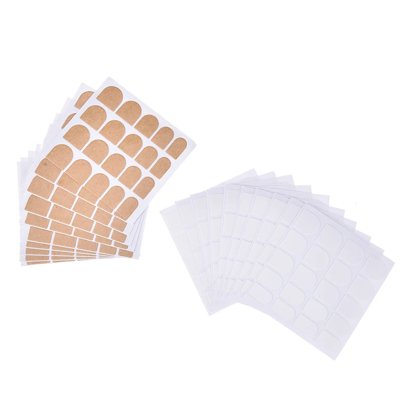

10sheets Double Side Adhesive Glue Sticky Clear False Nail Tips Tape Transparent Sticker Sticky Tape For Nail Art Tools hot sale