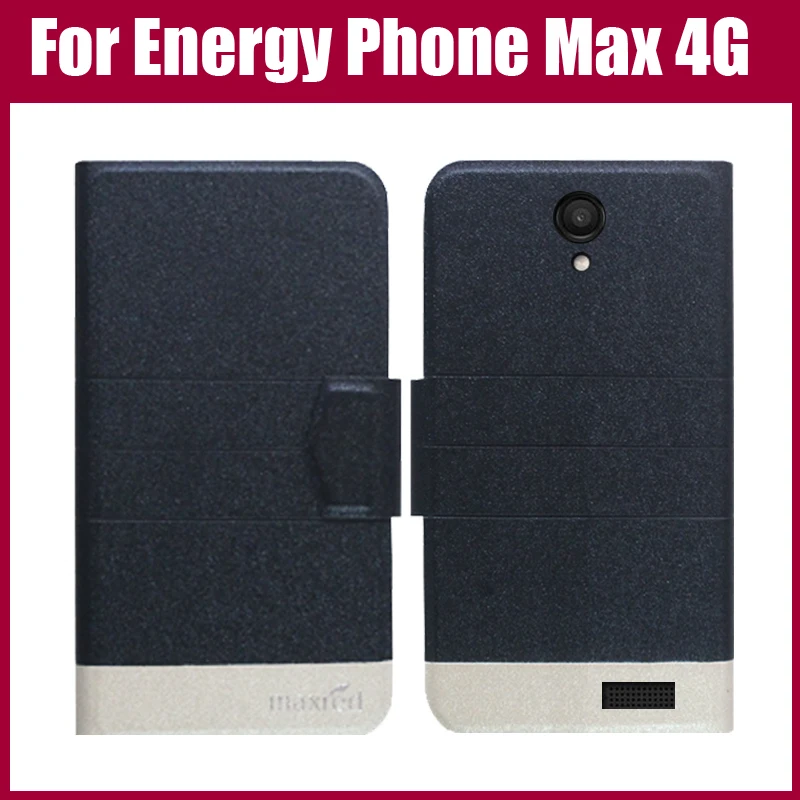

Hot Sale! New Arrival 5 Colors Fashion Flip Ultra-thin Leather Protective Cover For ENERGY SISTEM Energy Phone Max 4G Case