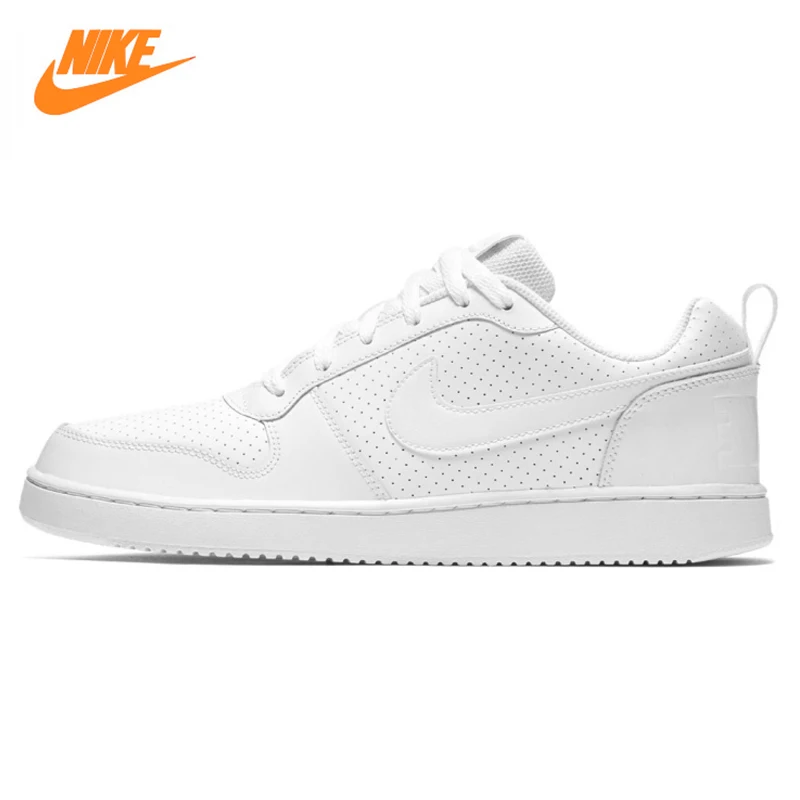 

NIKE COURT BOROUGH LOW Men and Women Walking Shoes , White, Wear-resistant Non-slip Breathable Lightweight 838937 111