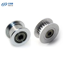 GT2 H Type Passive Synchronous Wheel 20 Tooth Teeth Aluminum Timing Drive Pulley for 3D Printer Idler Pulley Wide 6mm/10mm