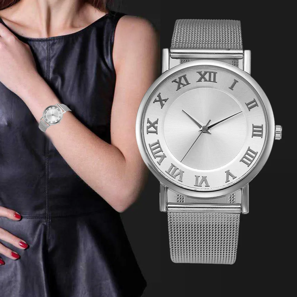 Wrist Bracelets 2018 Fashion Stainless Steel Wristwatch