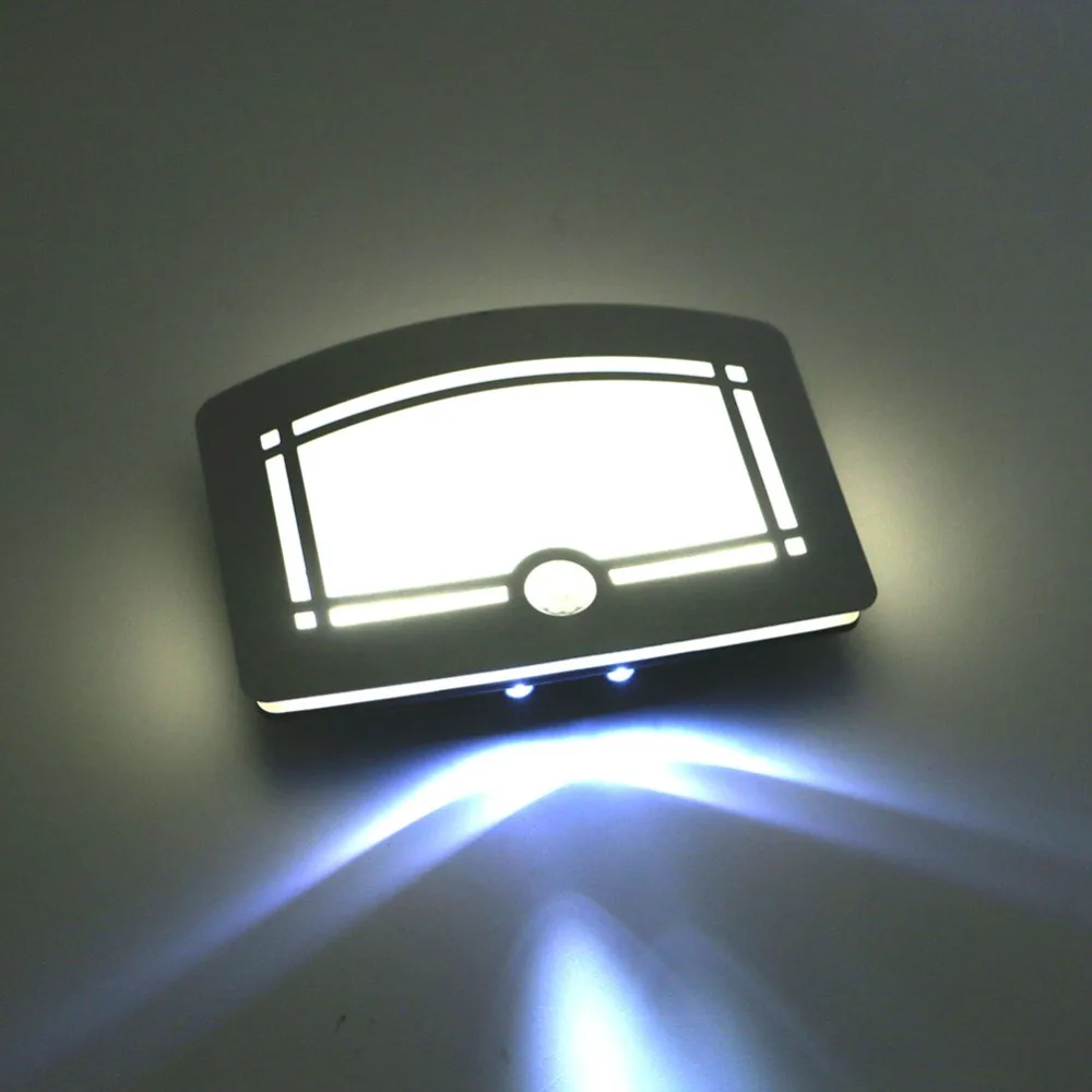 Беспроводной инфракрасный датчик движения настенный светодиодный ночной Светильник Новинка на батарейках для крыльца ночной Светильник датчик движения светильник