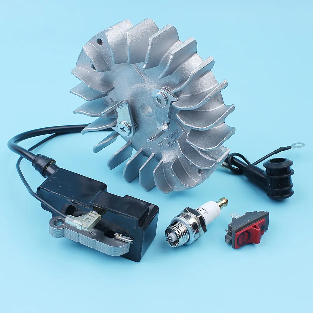 Flywheel Ignition Coil Spark Plug Stop Kill Switch fit Husqvarna 365