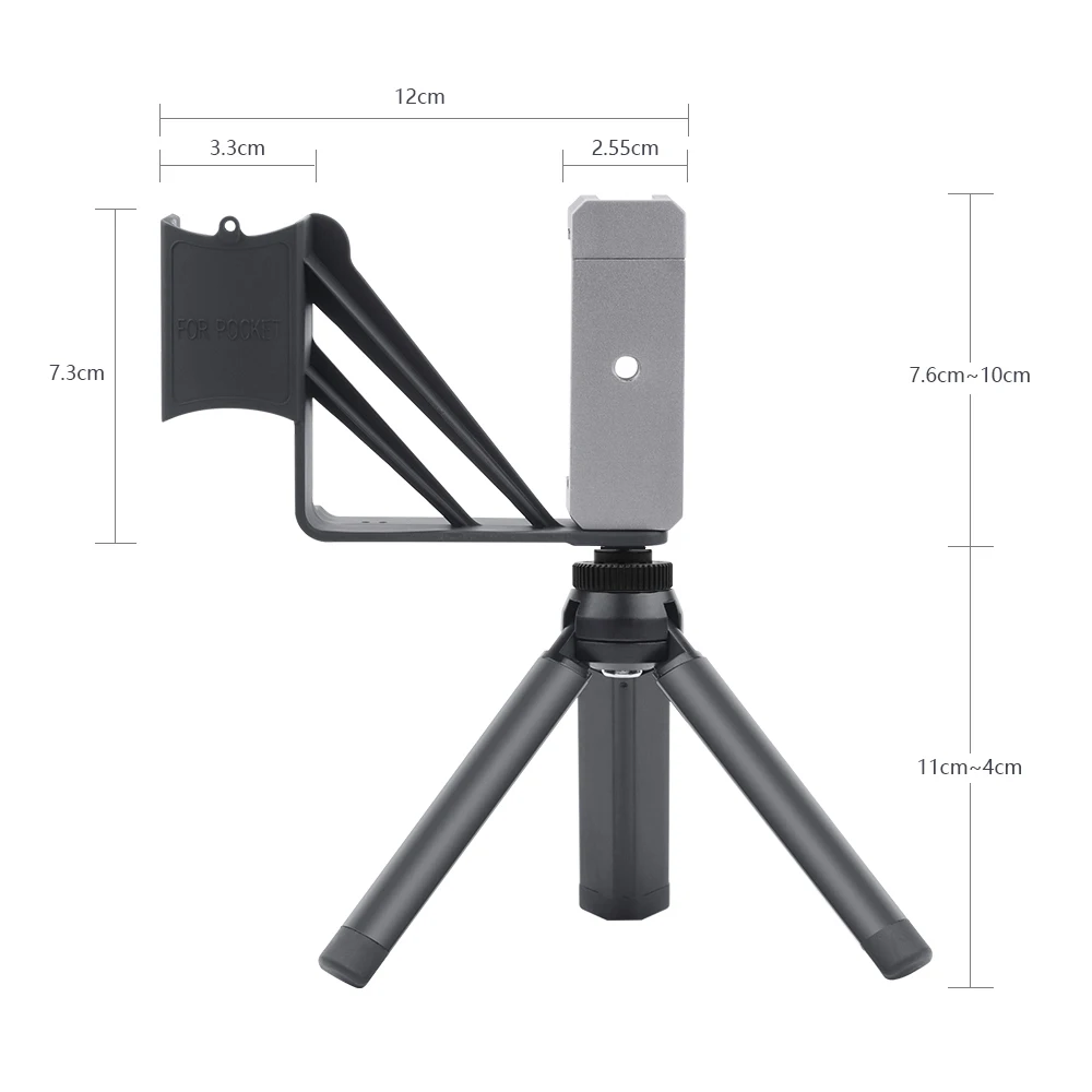 Для DJI Осмо карман Портативный Путешествия фиксированный стержень расширить мобильный телефон клип кронштейн фиксированный кронштейн