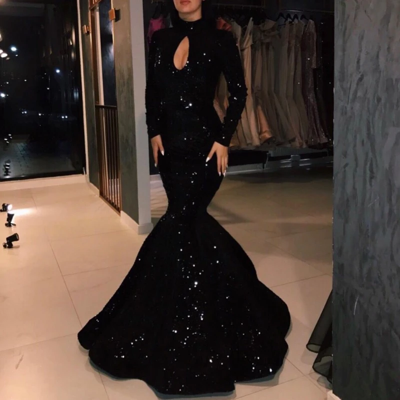 Black bling dress Clearance