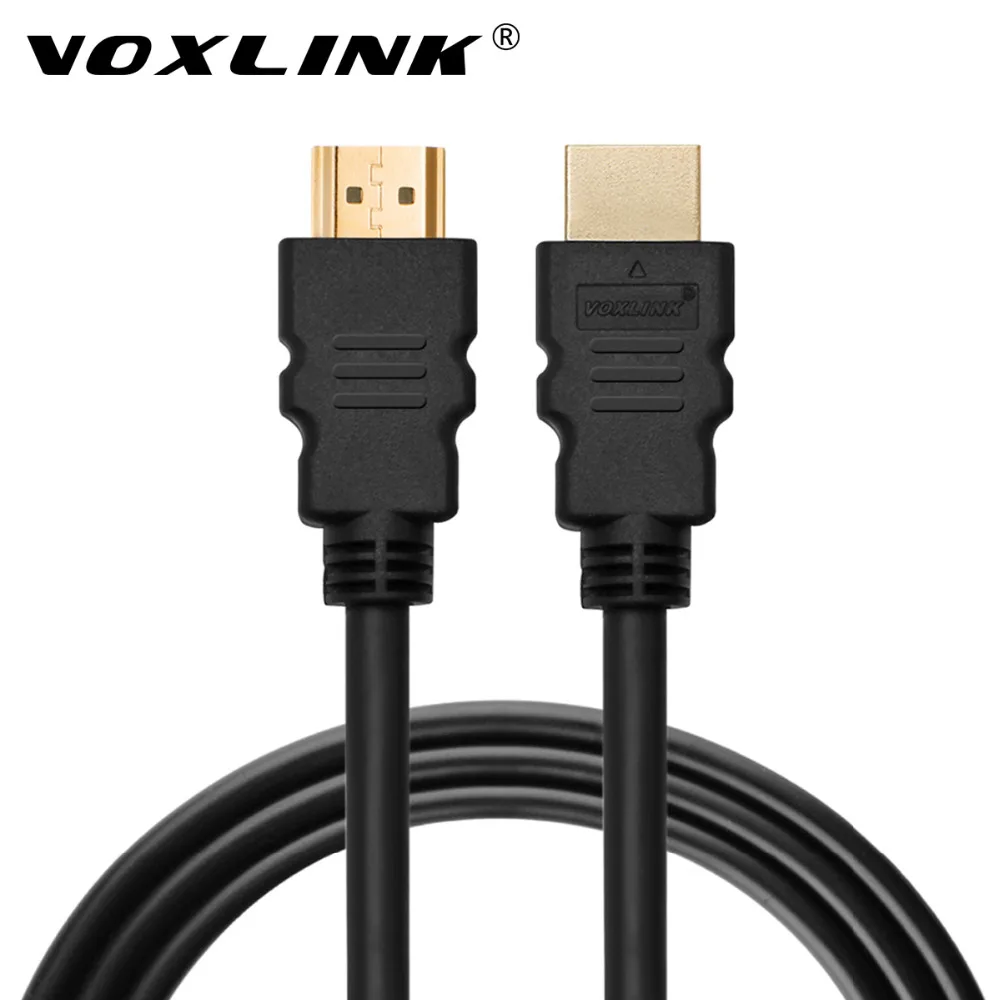 VOXLINK 1M Male to Male 2160P HDMI Cable V2.0 Gold Plated 4K*2K HDMI cable for 3D PS3 HDTV