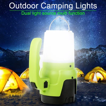 

Portable Led Lantern Rechargeable LED Work Lamp Dual LEDs 10W Flashlight 3 Mode LED Working Light Multi Function Camping Light