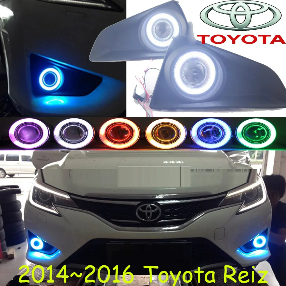 

car bumper Mark X headlight for Toyota Reiz fog projector lens light 2014~2016y car accessories CCFL reiz headlamp