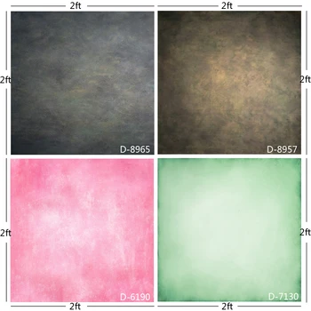 

HUAYI pink grey green solid color Backdrop small size 60x60cm Baby photo props Backgrounds Photography studio 4 pieces LW-014