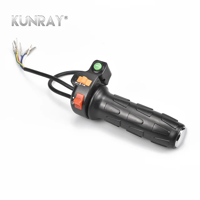 ZANNX 1 Pair Throttle Electric Bike Switches 3 in 1 Combined Switches