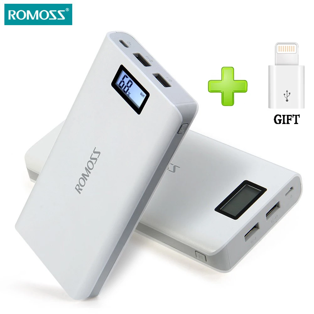imágenes para Original ROMOSS sense 6 plus 20000 mAh Cargador de Batería Externo Móvil Banco de la Energía de Apoyo Pantalla LCD pover 20000 mah poverbank imágenes para Original ROMOSS sense 6 plus 20000 mAh Cargador de Batería Externo Móvil Banco de la Energía de Apoyo Pantalla LCD pover 20000 mah poverbank