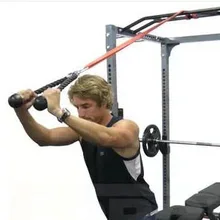 Трицепс Нажмите Вниз веревку для тренировки, бодибилдинга оборудование для фитнеса силовые тренировки
